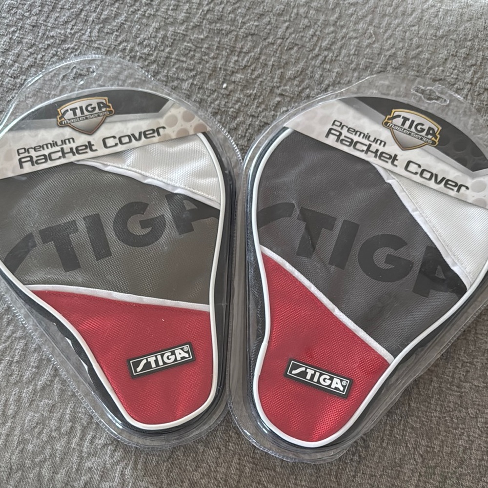Stig Red and Gray Premium Racket Cover